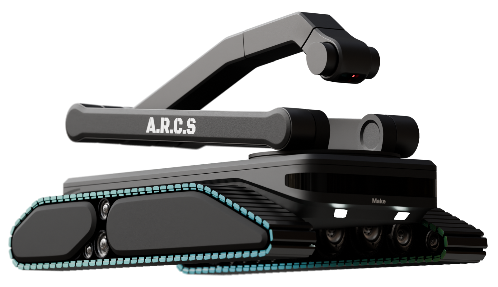 A.R.C.S tracked robot, finished render